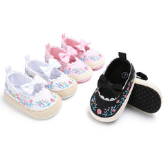 Baby Girl Spring Summer Autumn Floral Soft Bottom Toddler Shoes