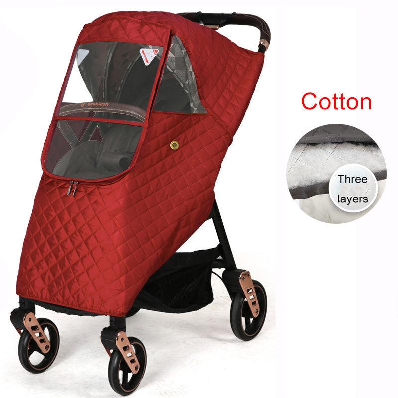 Stroller rain cover baby carriage wind cover umbrella car - NTKSTORE