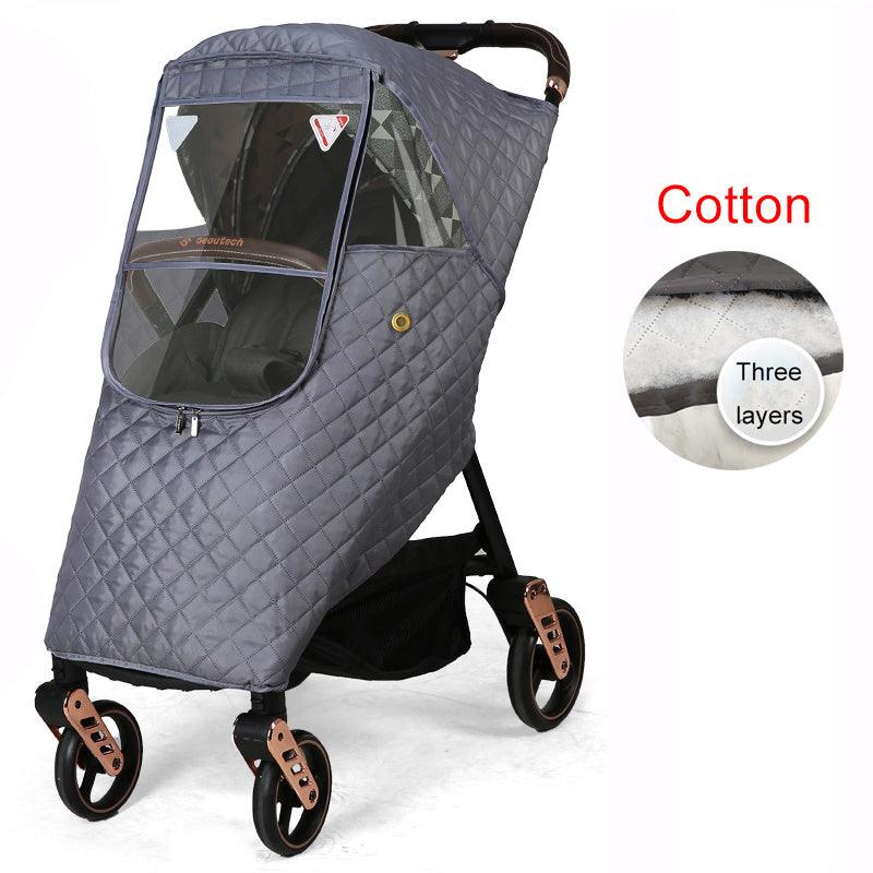 Stroller rain cover baby carriage wind cover umbrella car - NTKSTORE