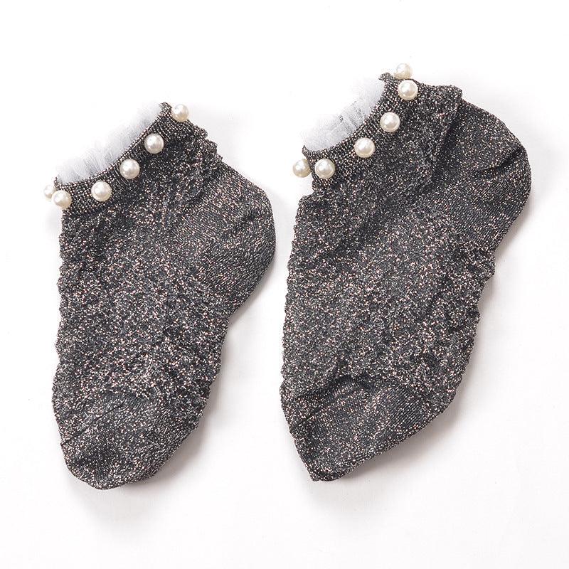 Lace silk women lace socks - NTKSTORE