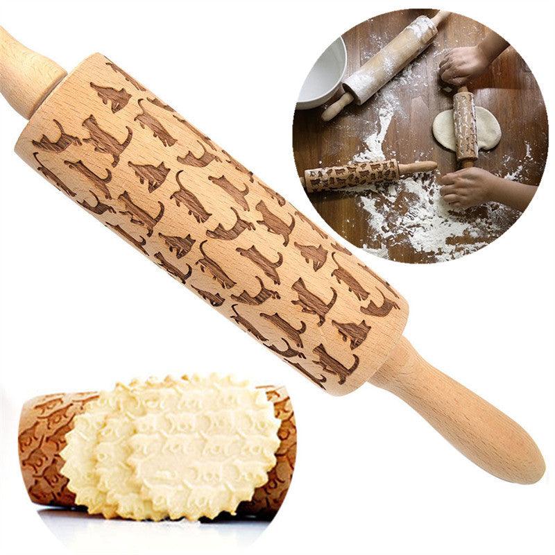 Rolling Pin Christmas Embossing - NTKSTORE