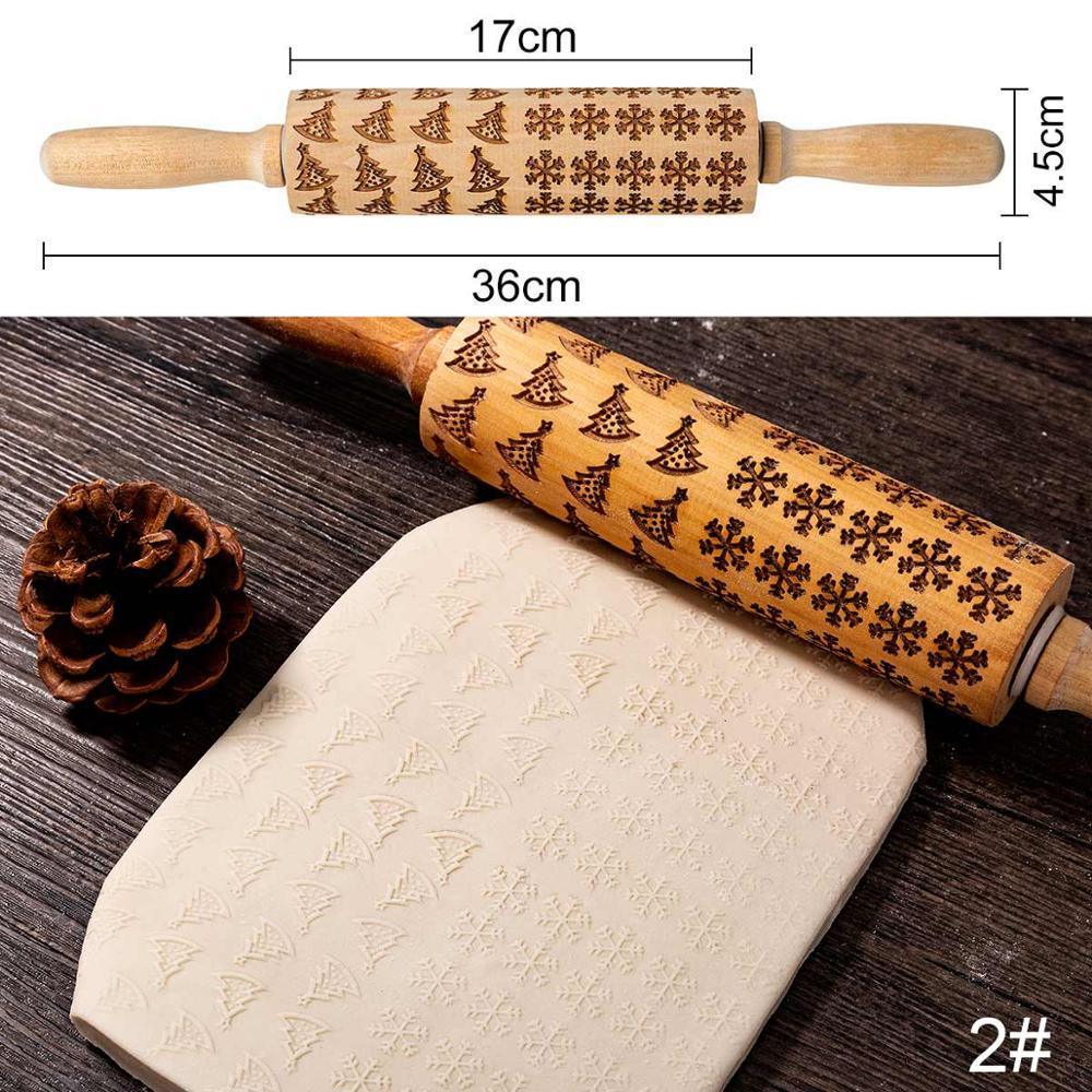 Rolling Pin Christmas Embossing - NTKSTORE