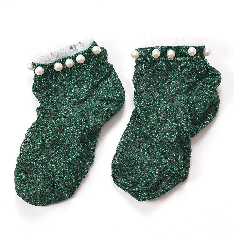 Lace silk women lace socks - NTKSTORE