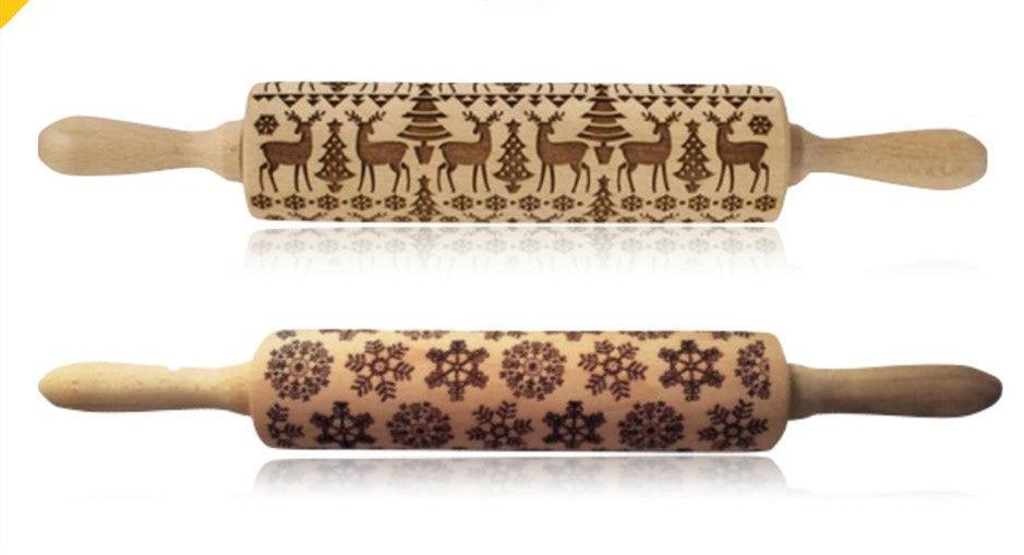 Rolling Pin Christmas Embossing - NTKSTORE