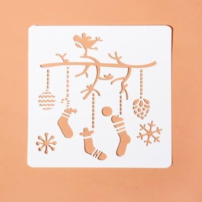 Grow Up Album Diy Hand Tent Christmas Hollowed Out Template - NTKSTORE