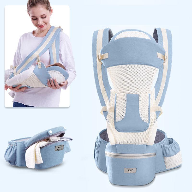 Ergonomic Baby Carrier Infant Baby Hipseat Carrier 3 In 1 Front Facing Ergonomic Kangaroo Baby Wrap Sling - NTKSTORE