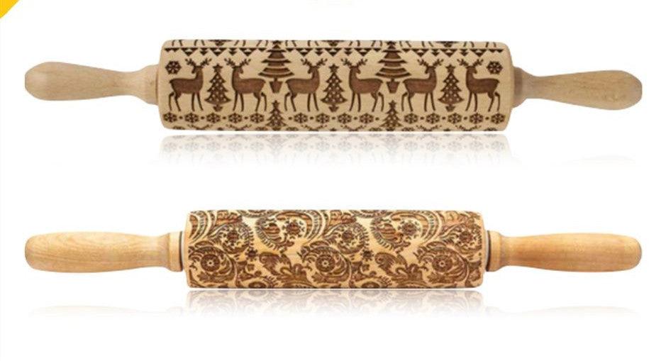 Rolling Pin Christmas Embossing - NTKSTORE