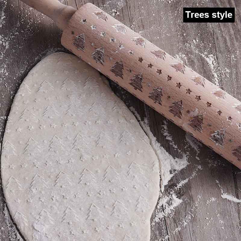 Rolling Pin Christmas Embossing - NTKSTORE