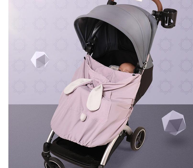 Baby Carrier Cover Hooded Stretchy Cloak Multifunctional Baby Cartoon Cloak Wrap Sling Windproof Newborn Stroller Blanket Cover - NTKSTORE