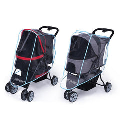 Pet Stroller Rain Cover Baby Stroller Raincoat Dog Stroller Rain Cover Wind Cover - NTKSTORE