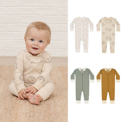 Baby Rompers Spring Boys And Girls Comfort Printing Cotton Long Sleeve Long Climbing Jumpsuit