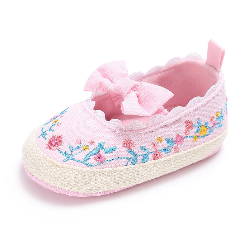 Baby Girl Spring Summer Autumn Floral Soft Bottom Toddler Shoes