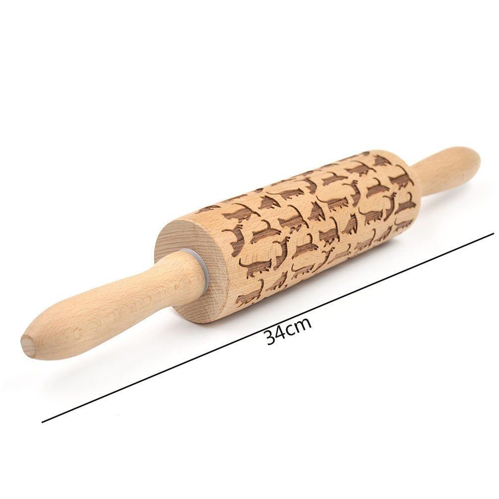 Rolling Pin Christmas Embossing - NTKSTORE