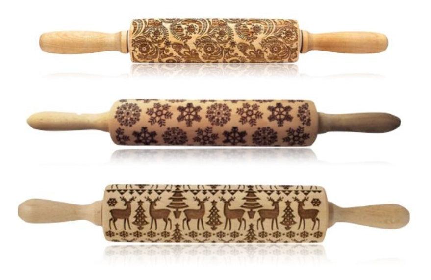 Rolling Pin Christmas Embossing - NTKSTORE