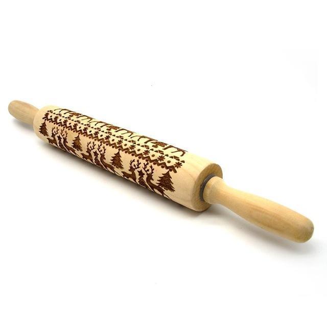 Rolling Pin Christmas Embossing - NTKSTORE