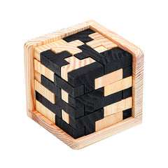 54TL Children's Wooden Puzzle Brainy Intelligence Decompression Toy