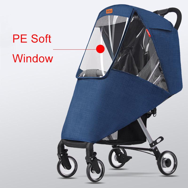 Stroller rain cover baby carriage wind cover umbrella car - NTKSTORE