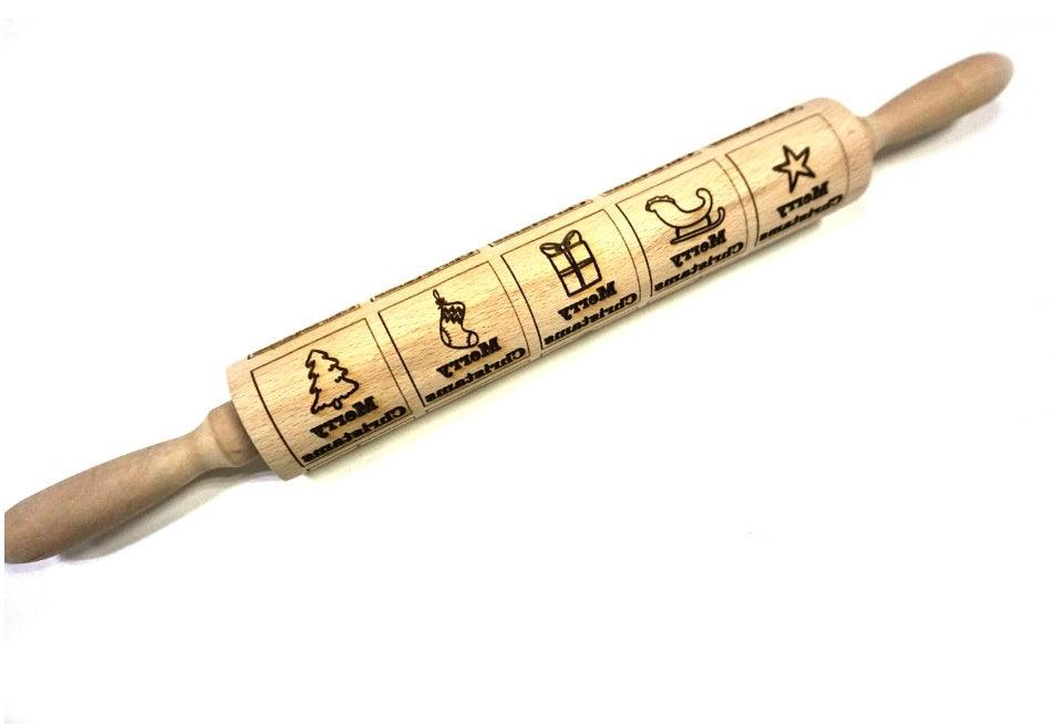 Rolling Pin Christmas Embossing - NTKSTORE