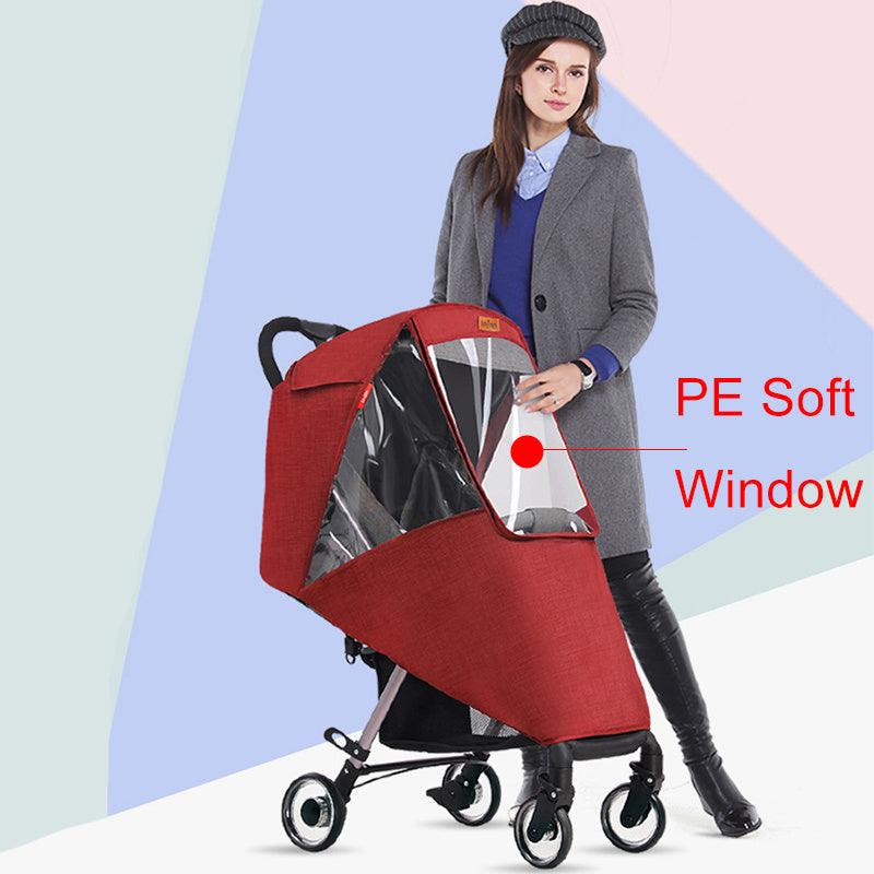 Stroller rain cover baby carriage wind cover umbrella car - NTKSTORE