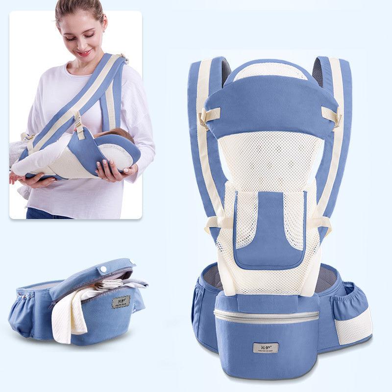 Ergonomic Baby Carrier Infant Baby Hipseat Carrier 3 In 1 Front Facing Ergonomic Kangaroo Baby Wrap Sling - NTKSTORE