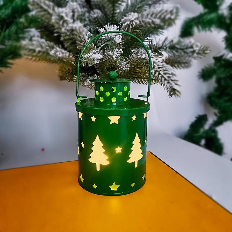 Christmas Candle Lights LED Small Lanterns Wind Lights Electronic Candles Nordic Style Creative Holiday Decoration Decorations - NTKSTORE