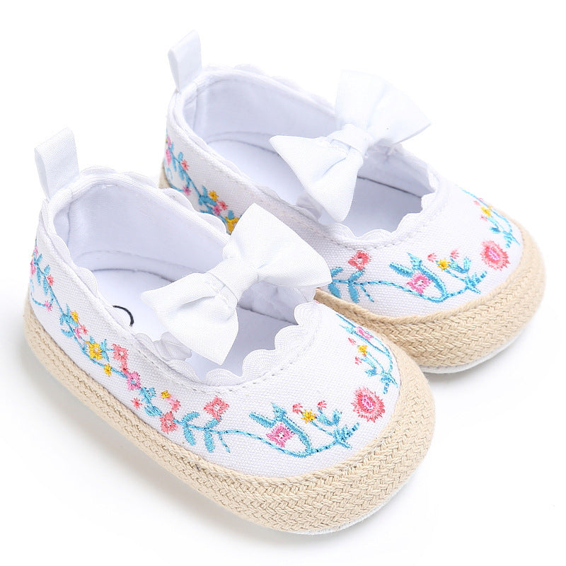 Baby Girl Spring Summer Autumn Floral Soft Bottom Toddler Shoes