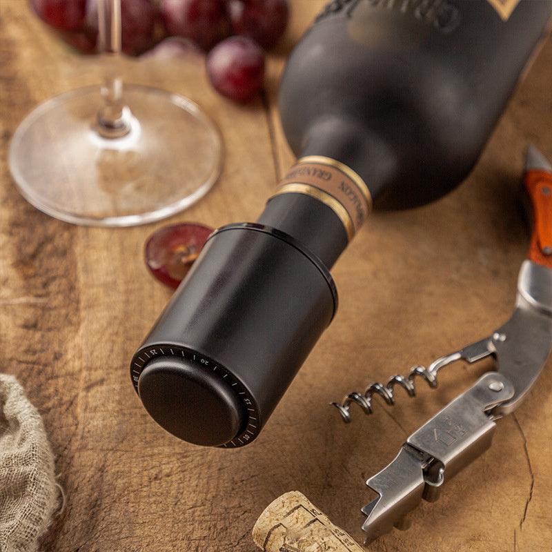 Wine Bottle Stoppers, Real Vacuum Wine Stoppers, Reusable Wine Preserver, Wine Corks Keep Fresh, Best Gifts For Wine Lovers For Christmas Gifts - NTKSTORE