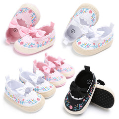 Baby Girl Spring Summer Autumn Floral Soft Bottom Toddler Shoes