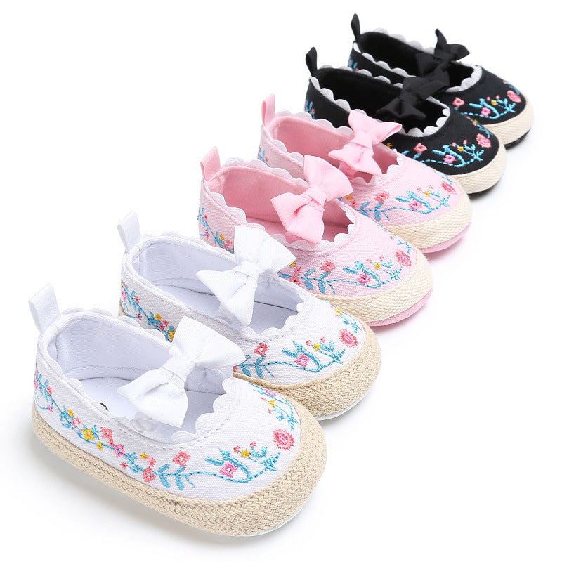 Baby Girl Spring Summer Autumn Floral Soft Bottom Toddler Shoes