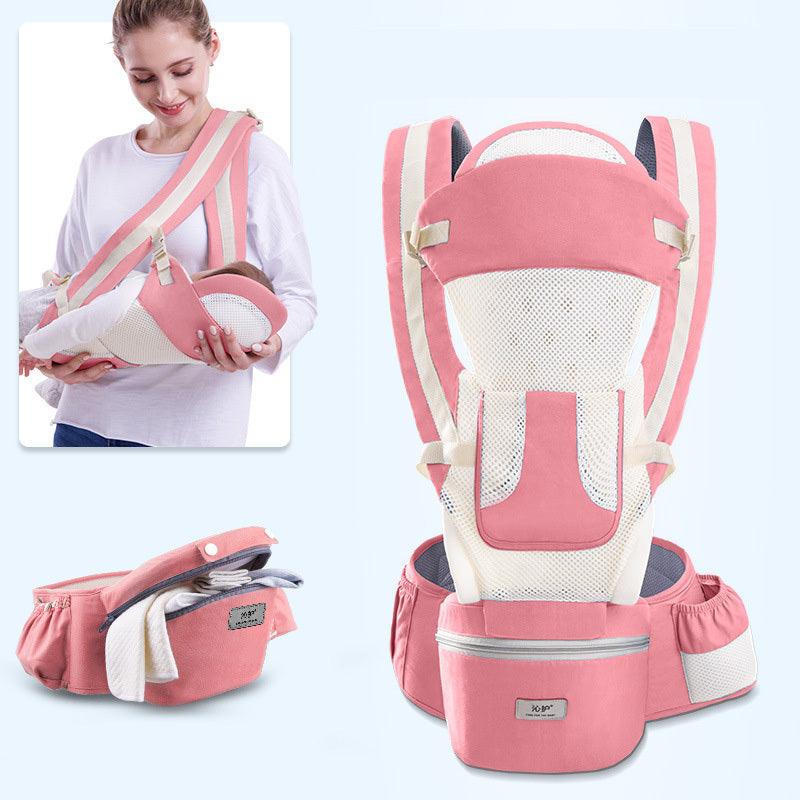 Ergonomic Baby Carrier Infant Baby Hipseat Carrier 3 In 1 Front Facing Ergonomic Kangaroo Baby Wrap Sling - NTKSTORE