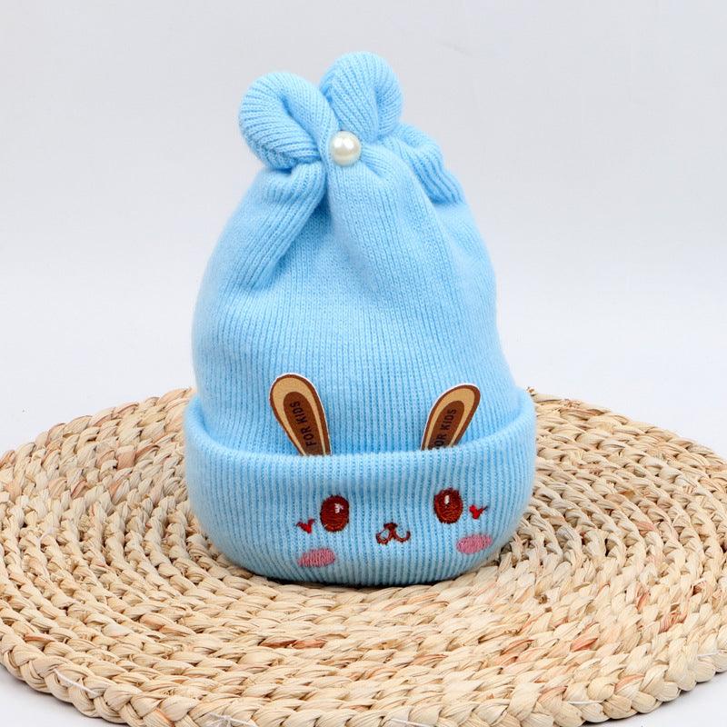 Autumn And Winter Newborn Baby Woolen Hats - NTKSTORE