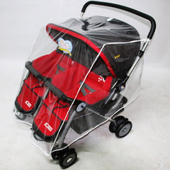 Universal Twin Stroller Rain And Windproof Cover - NTKSTORE