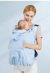 Baby Carrier Cover Hooded Stretchy Cloak Multifunctional Baby Cartoon Cloak Wrap Sling Windproof Newborn Stroller Blanket Cover - NTKSTORE