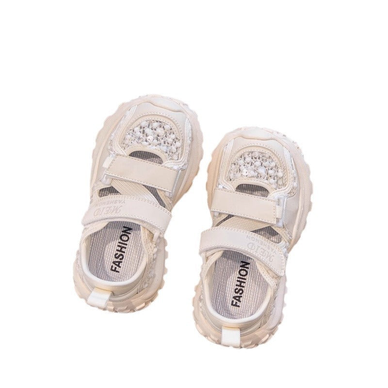 Sneaker Baby Girl Mesh Surface Shoes Summer Big Children