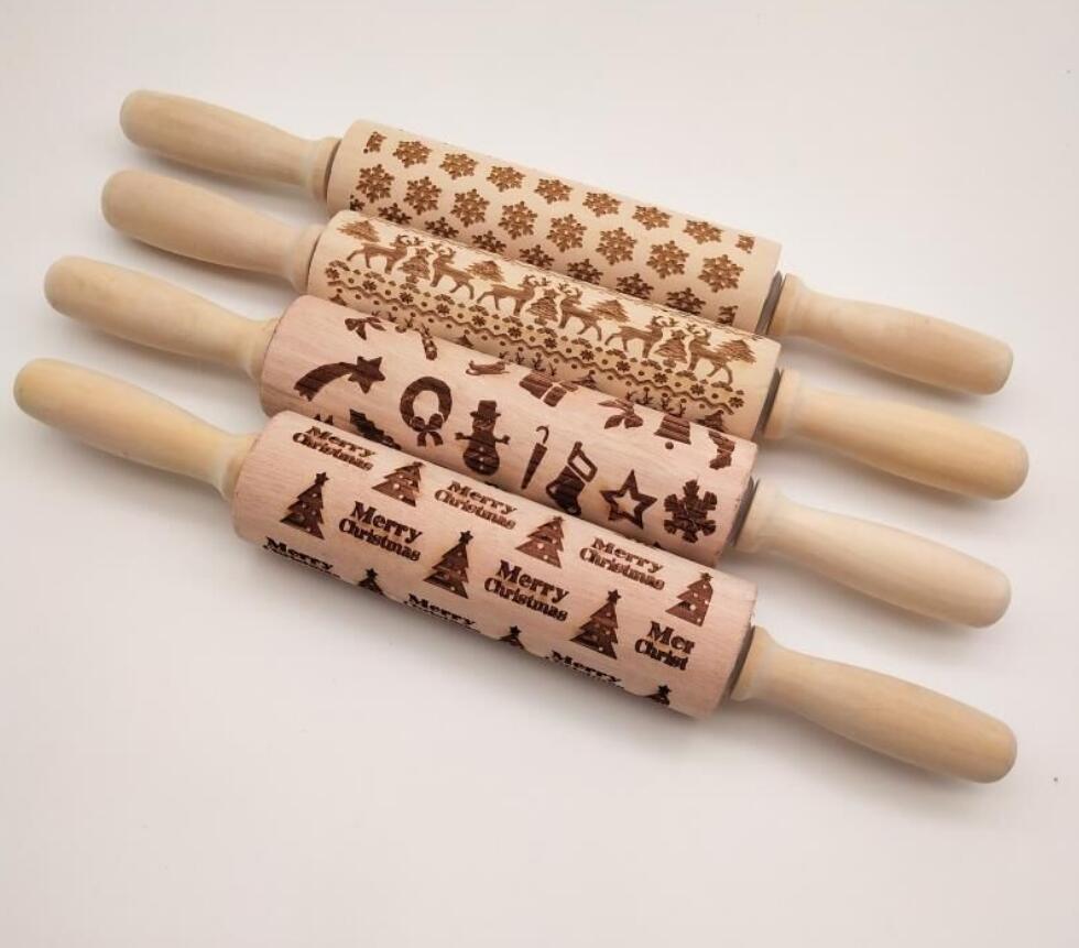 Rolling Pin Christmas Embossing - NTKSTORE