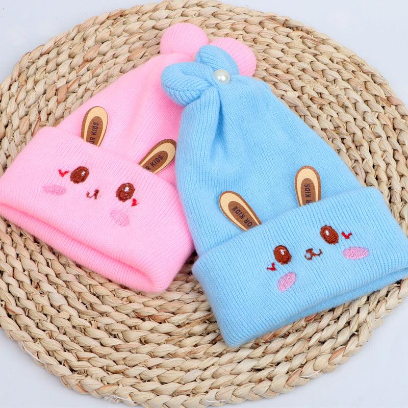 Autumn And Winter Newborn Baby Woolen Hats - NTKSTORE