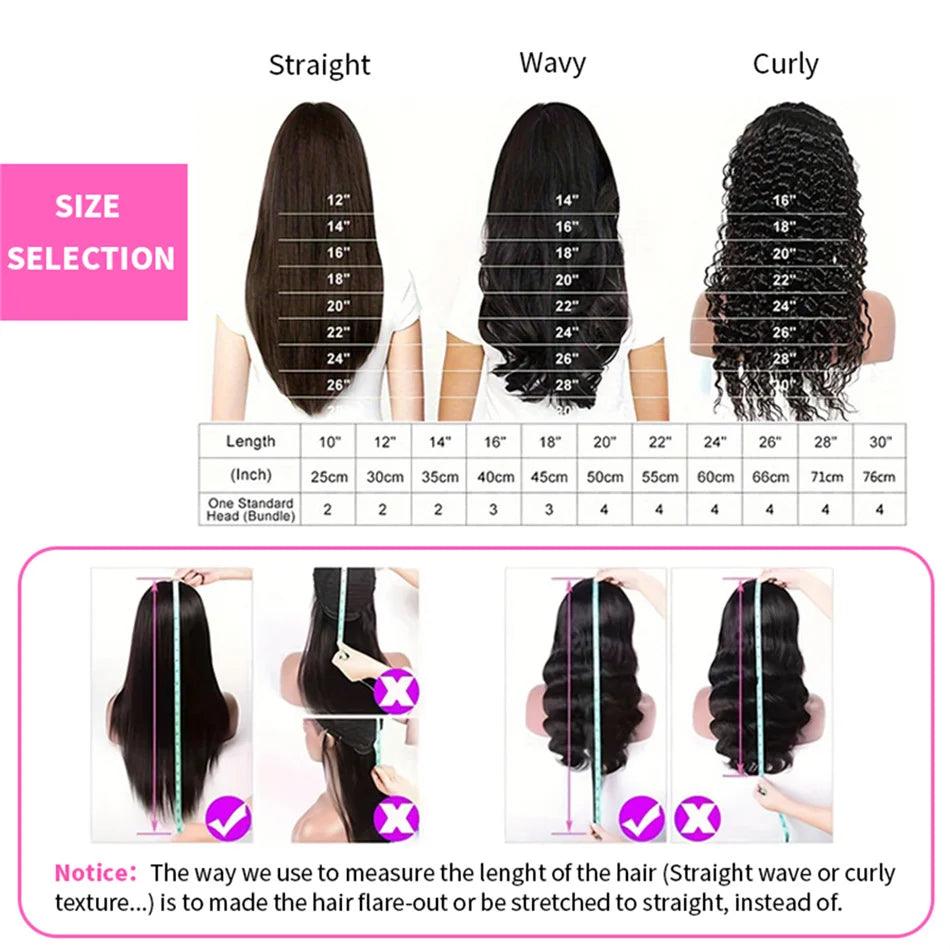 32 Inch Curly human hair lace frontal wig 13x4 13x6 Deep Wave HD Transparent lace front human hair wig For Women - NTKSTORE