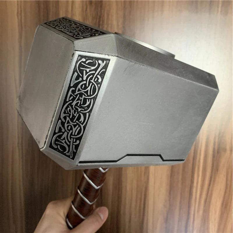 44cm Thor's Hammer Cosplay 1:1 Thunder Hammer Weapons Model Kids Gift Avengers Superhero Role Playing Captain America Iron Man - NTKSTORE