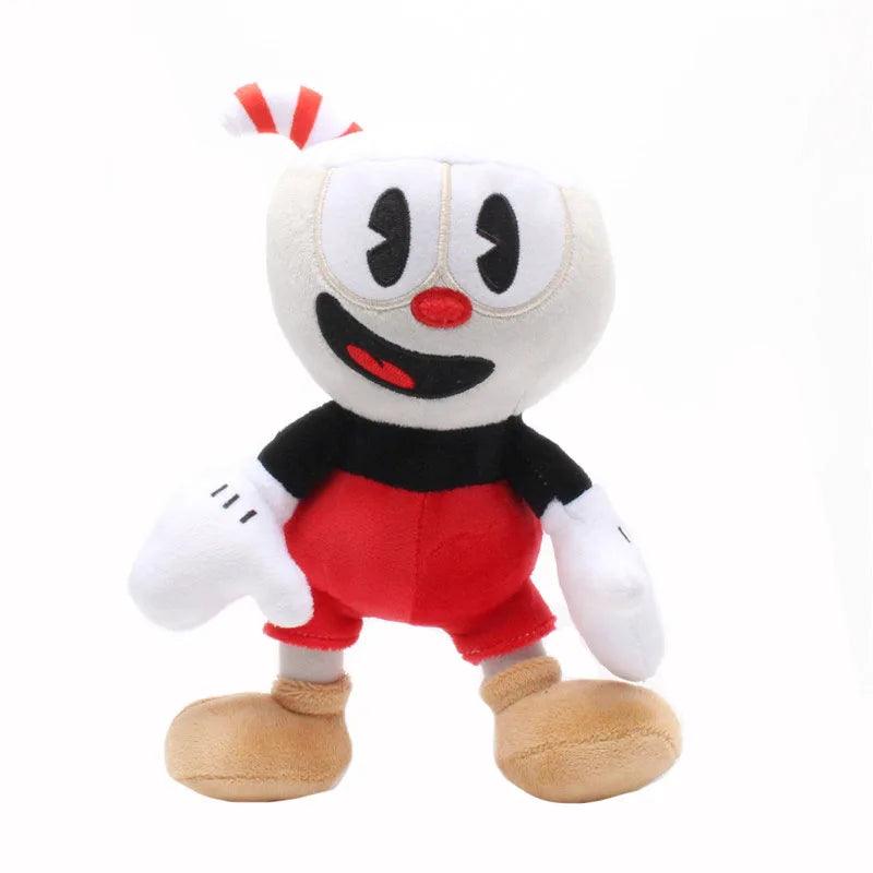 Kawaii Cuphead Plush Doll Cartoon Mugman The Chalice Soft Plush Stuffed Toys Cute Doll For Kid Children Christmas Birthday Gifts - NTKSTORE