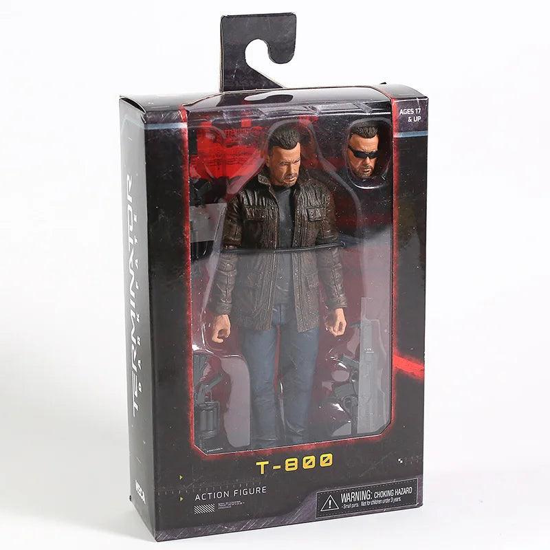 NECA Terminator 2: Judgment Day T-800 Arnold Schwarzenegger PVC Action Figure Collectible Model Toy 7" 18cm - NTKSTORE