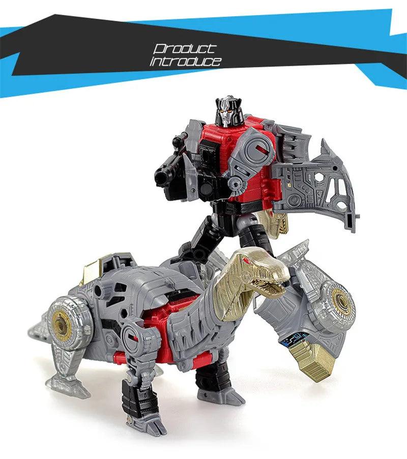 Haizhixing 5 IN 1 Transformation Robot Car Toys Anime Devastator Aircraft Tank Model KO Boys Truck Collection Kid Adult Gift - NTKSTORE