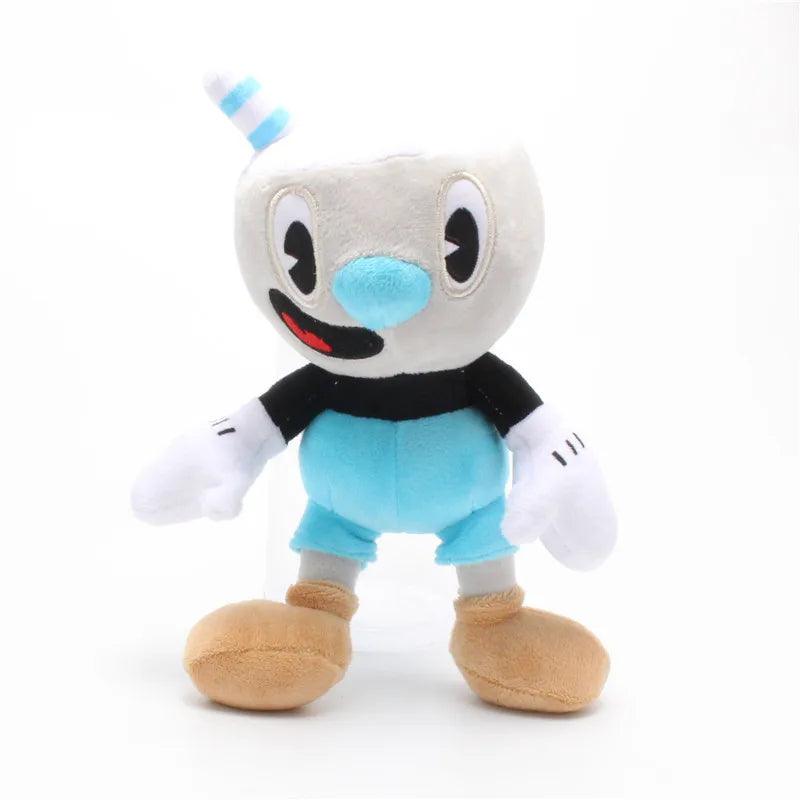 Kawaii Cuphead Plush Doll Cartoon Mugman The Chalice Soft Plush Stuffed Toys Cute Doll For Kid Children Christmas Birthday Gifts - NTKSTORE