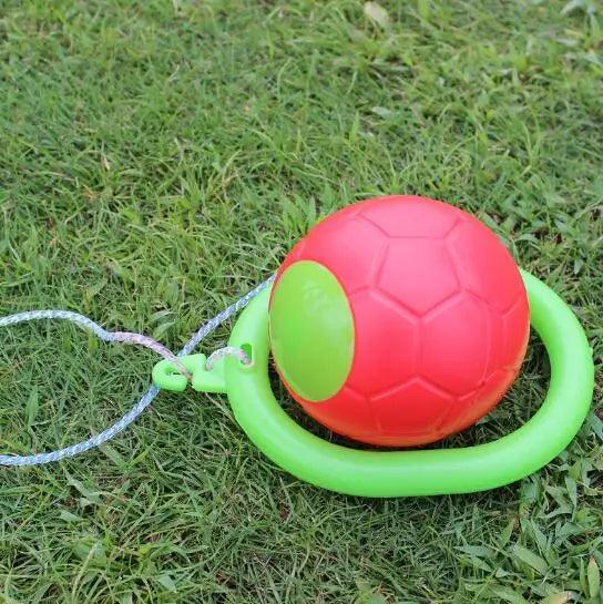 1PC Skip Ball Outdoor Fun Toy Ball Classical Skipping Toy Exercise coordination and balance hop jump playground may toy ball - NTKSTORE