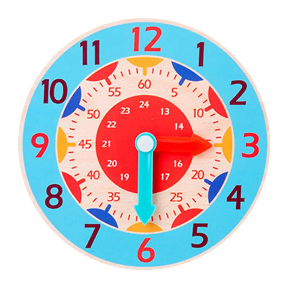 Children's Wooden Watches Montessori Brain Game Digital Preschool Educational Game Digital Toy For Children Over 3 Years Old