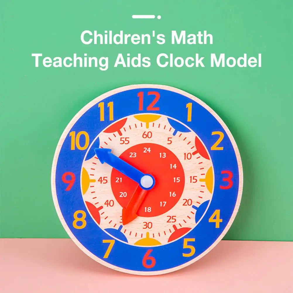 Children's Wooden Watches Montessori Brain Game Digital Preschool Educational Game Digital Toy For Children Over 3 Years Old