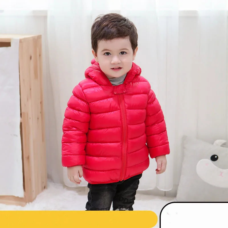 Autumn Winter Jacket For Girls Coat Kids Warm Hooded Outerwear Children Clothes Infant Girls Coat 2024 Baby Girls Jacket Spring - NTKSTORE