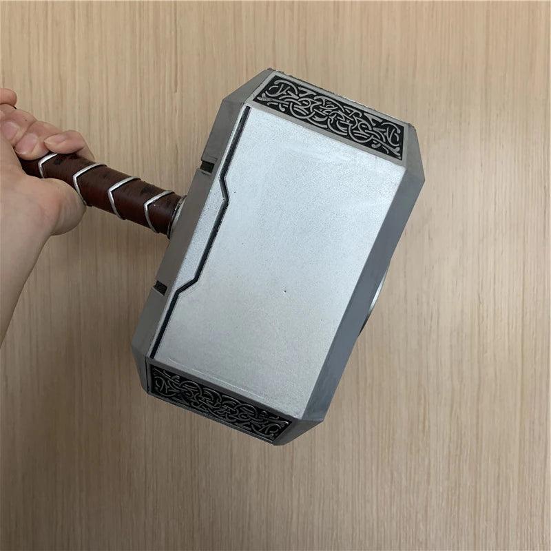 44cm Thor's Hammer Cosplay 1:1 Thunder Hammer Weapons Model Kids Gift Avengers Superhero Role Playing Captain America Iron Man - NTKSTORE