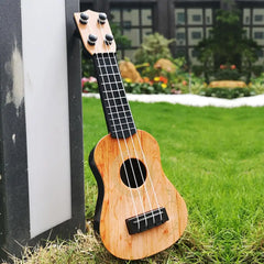 Adjustable Tues Guitar Toy Simulation Music Enlightenment Elastic Baby Classical Ukulele Toy for 4-6 Years Old Entertainment - NTKSTORE