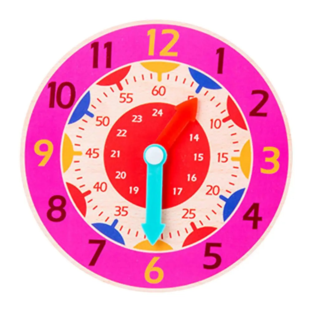 Children's Wooden Watches Montessori Brain Game Digital Preschool Educational Game Digital Toy For Children Over 3 Years Old