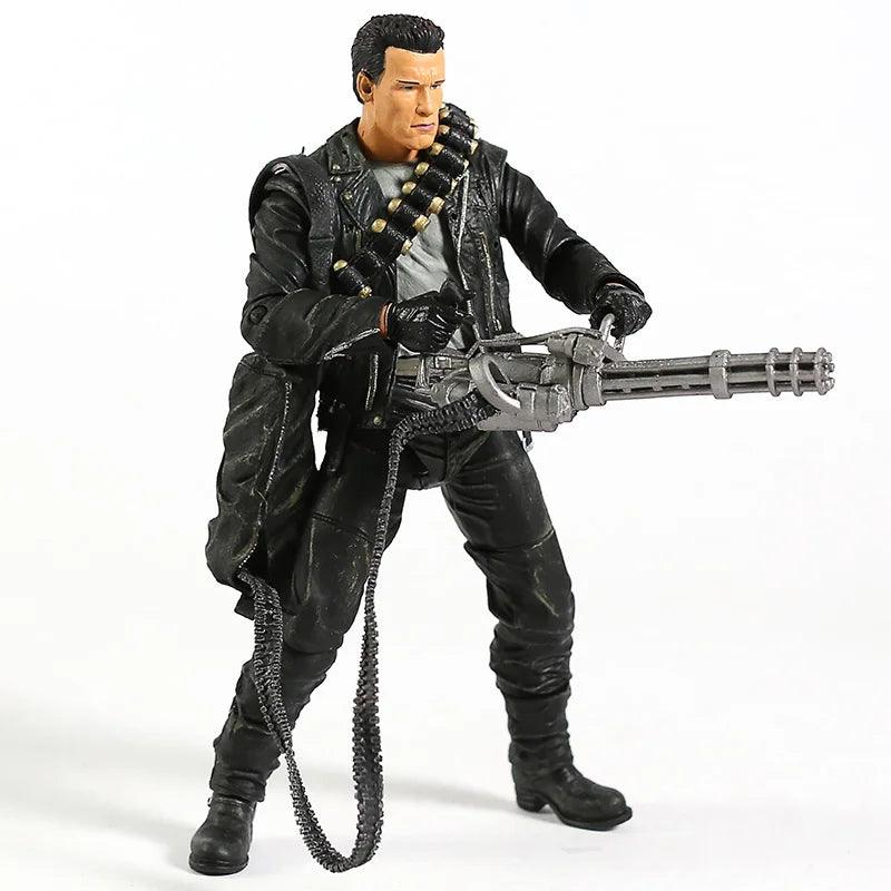 NECA Terminator 2: Judgment Day T-800 Arnold Schwarzenegger PVC Action Figure Collectible Model Toy 7" 18cm - NTKSTORE